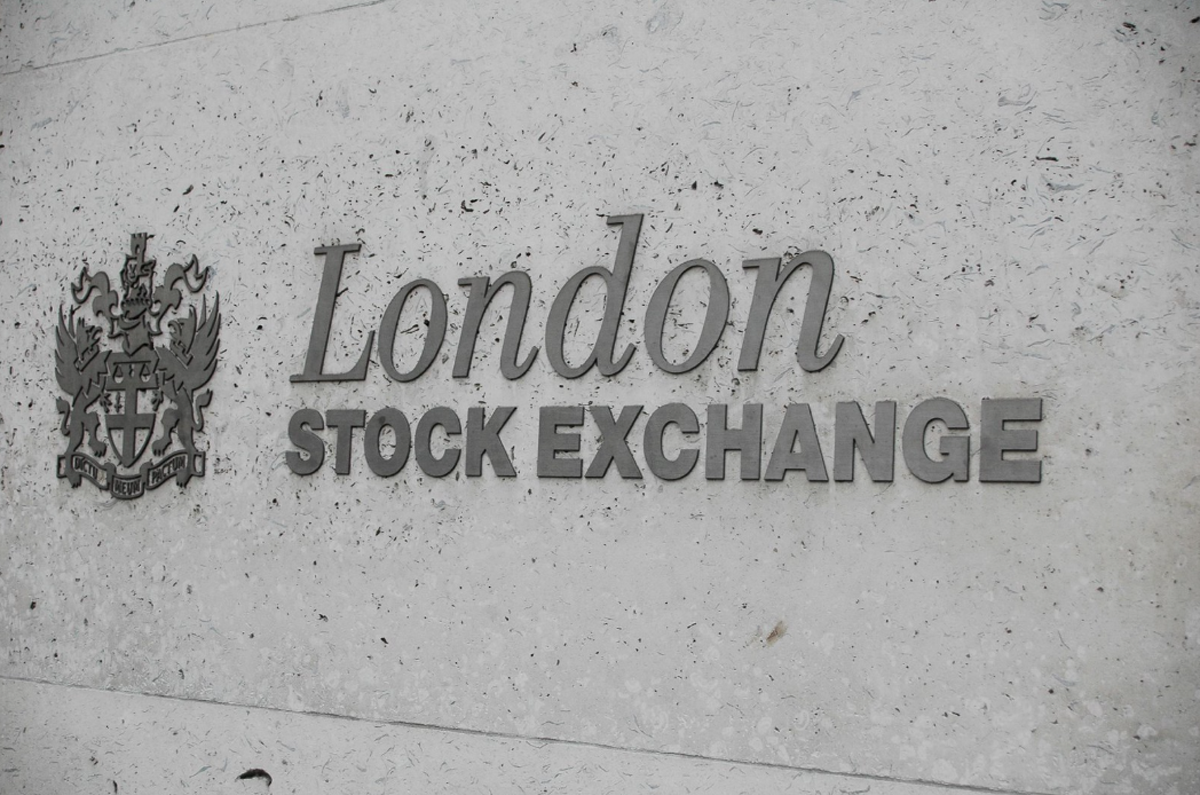 London Stock Exchange sign on wall