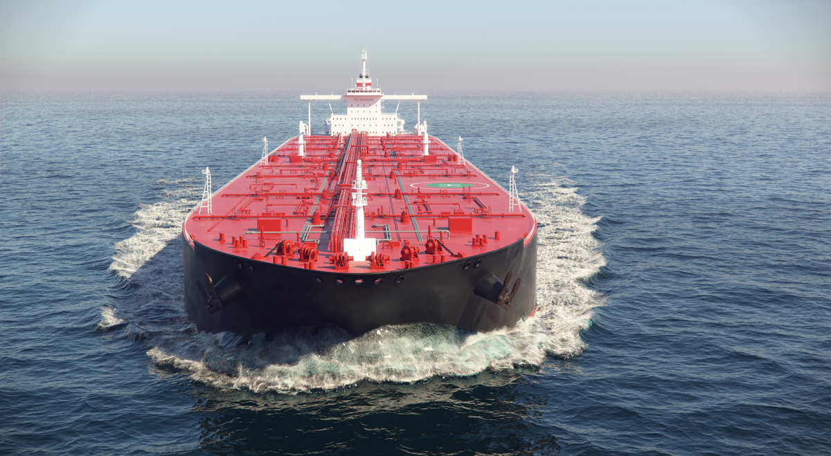 Oil tanker ship