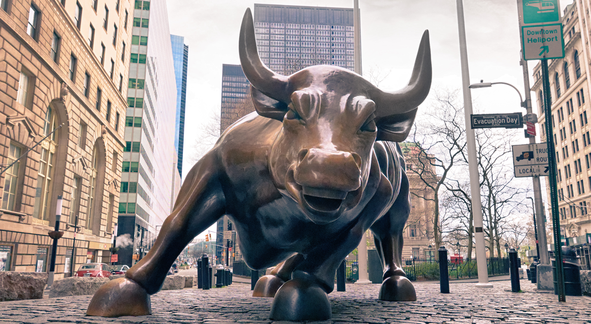 Wall Street bull