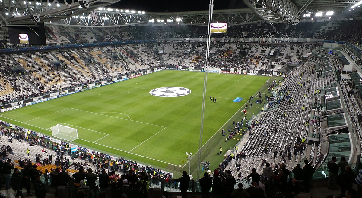 Juventus stadium in Turin